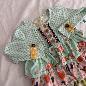 MATILDA JANE Joanna Gaines Sz 6-12 mos Heirloom Seedling Dress Once‎ Upon A Time